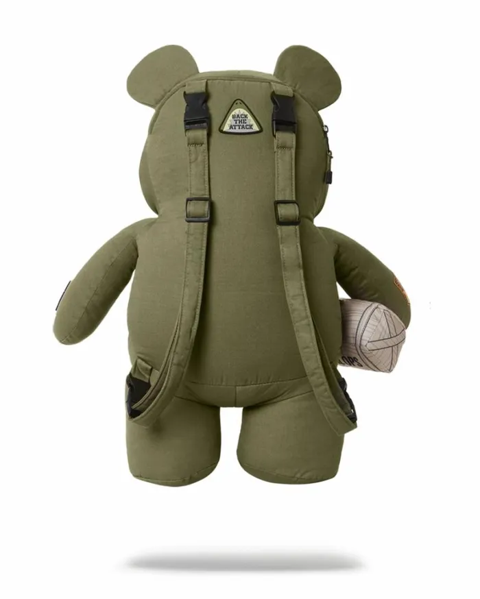Bags SPRAYGROUND SPECIAL OPS FULL THROTTLE MONEYBEAR TEDDYBEAR BACKPACK