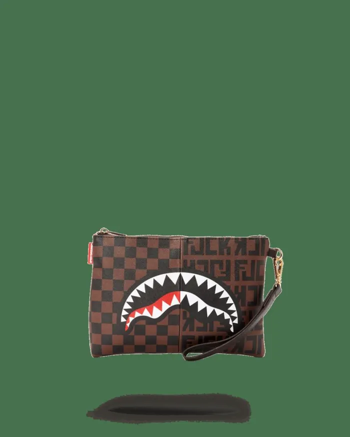 Bags SPRAYGROUND SPLIT THE CHECK CROSSOVER CLUTCH