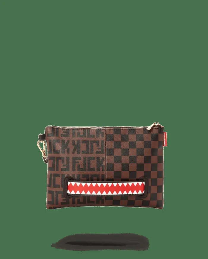 Bags SPRAYGROUND SPLIT THE CHECK CROSSOVER CLUTCH