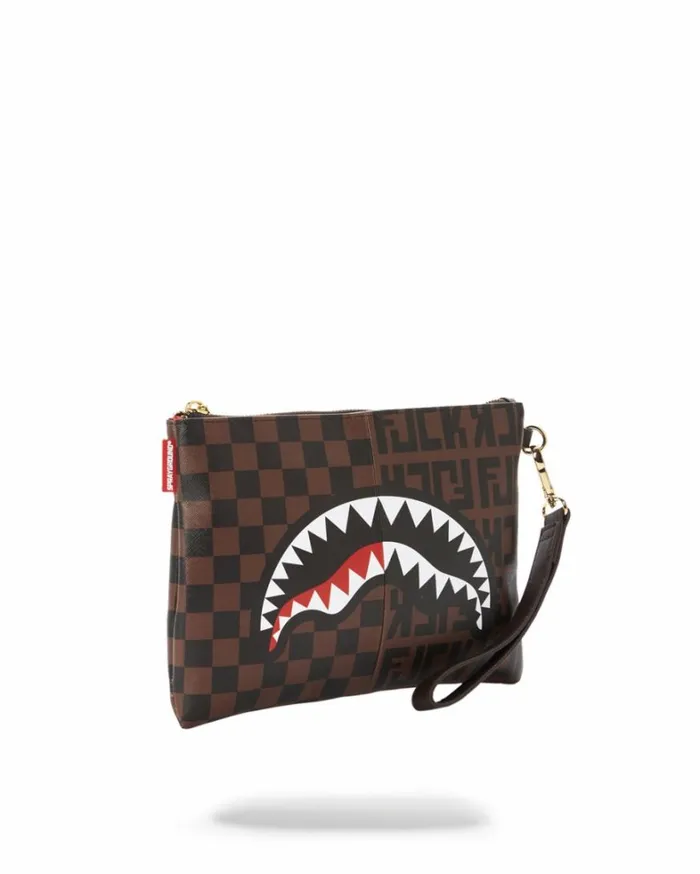 Bags SPRAYGROUND SPLIT THE CHECK CROSSOVER CLUTCH