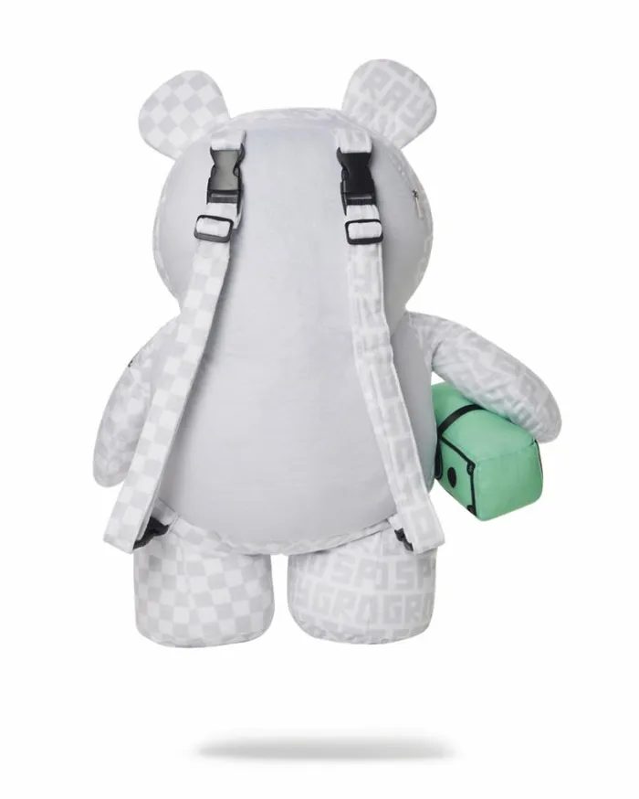Bags SPRAYGROUND SPLIT THE CHECK PEARL MONEYBEAR TEDDYBEAR BACKPACK