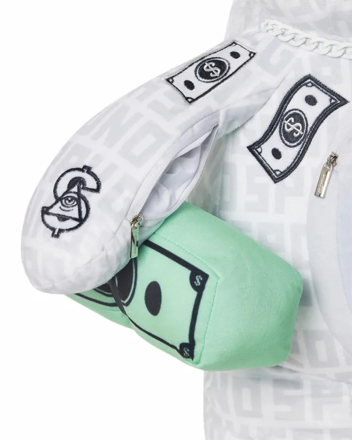 Bags SPRAYGROUND SPLIT THE CHECK PEARL MONEYBEAR TEDDYBEAR BACKPACK