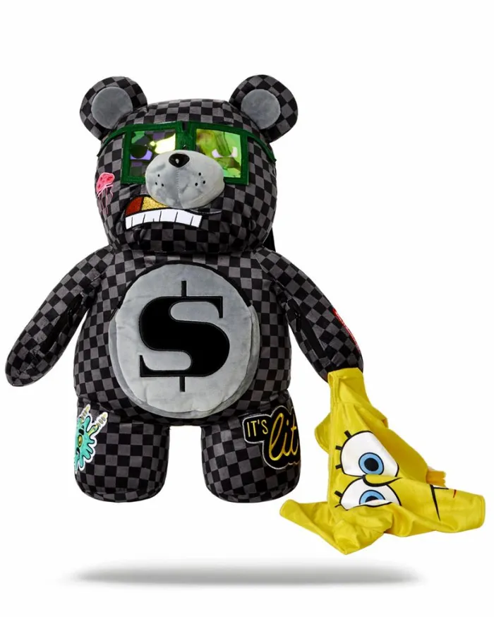 Bags SPRAYGROUND SPONGEBOB MONEYBEAR TEDDYBEAR BACKPACK