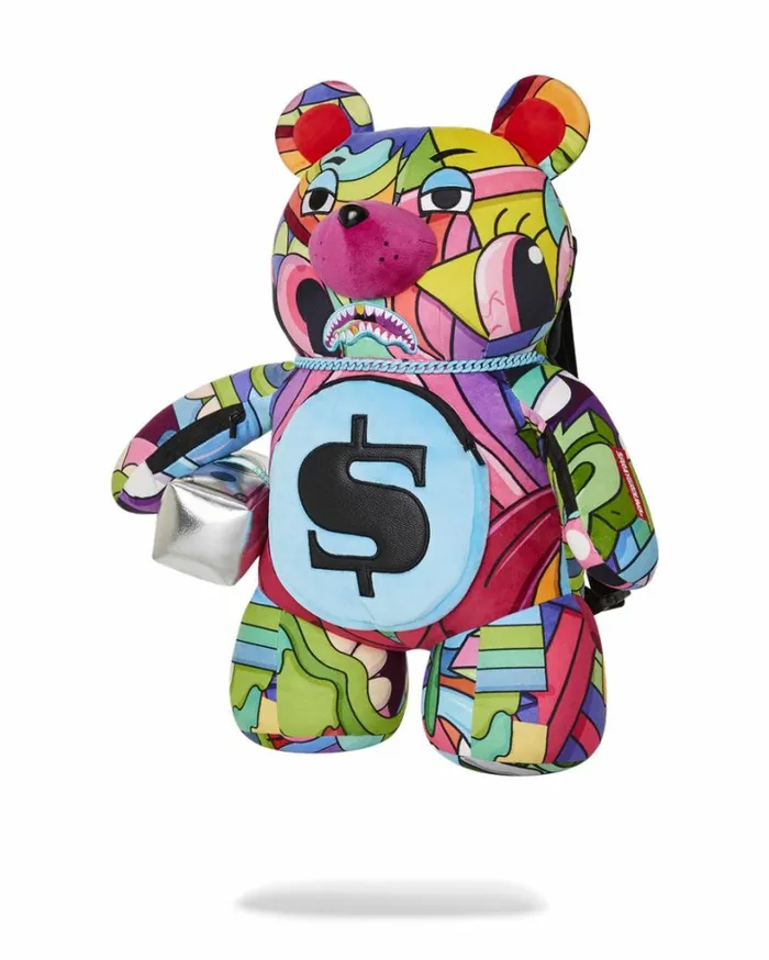 Bags SPRAYGROUND STEADY TRIPPIN MONEYBEAR TEDDYBEAR BACKPACK