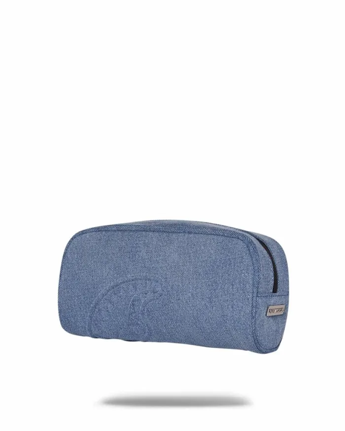 Bags SPRAYGROUND STONE WASHED SHARK PENCIL POUCH