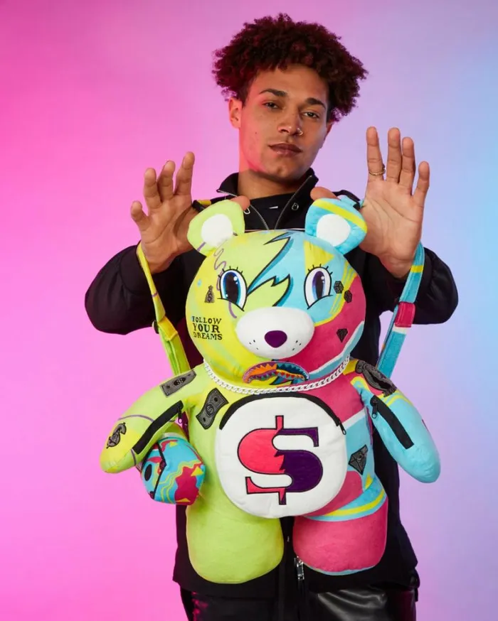 Bags SPRAYGROUND SUPER WEIRD MONEYBEAR TEDDYBEAR BACKPACK