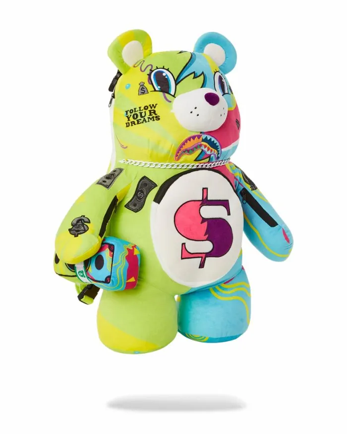 Bags SPRAYGROUND SUPER WEIRD MONEYBEAR TEDDYBEAR BACKPACK