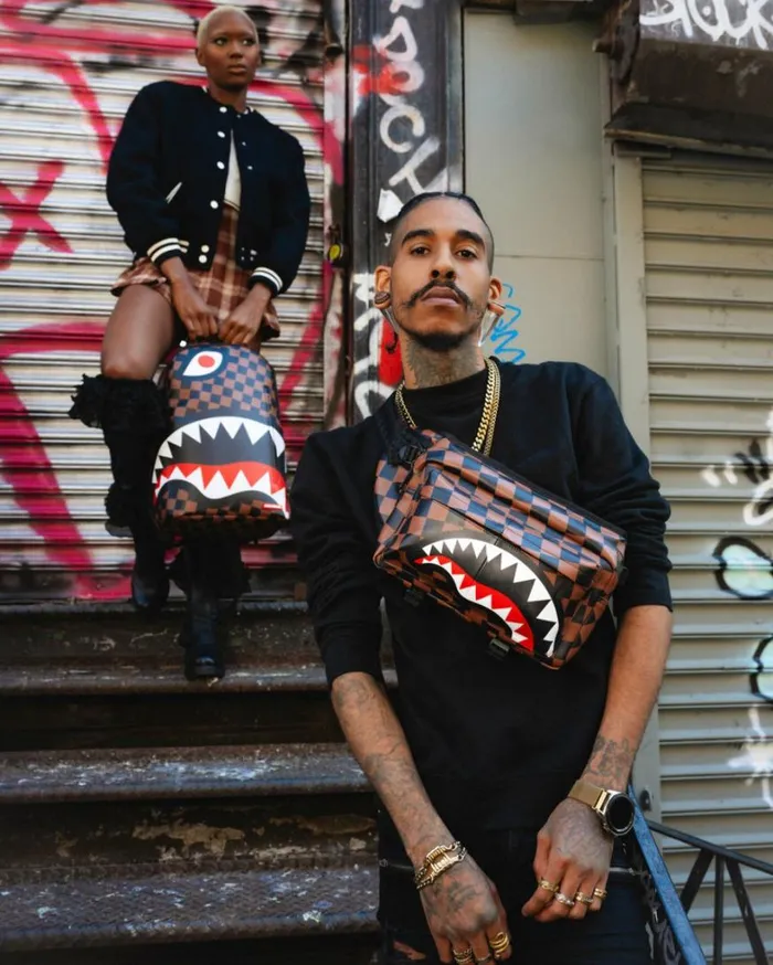 Bags SPRAYGROUND THE HANGOVER SHARK CARGO CROSSBODY