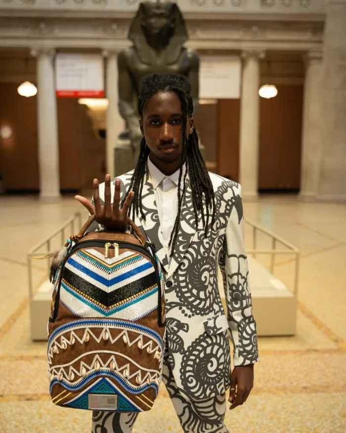 Bags SPRAYGROUND THE MET KUBA KINGDOM HEADDRESS BACKPACK