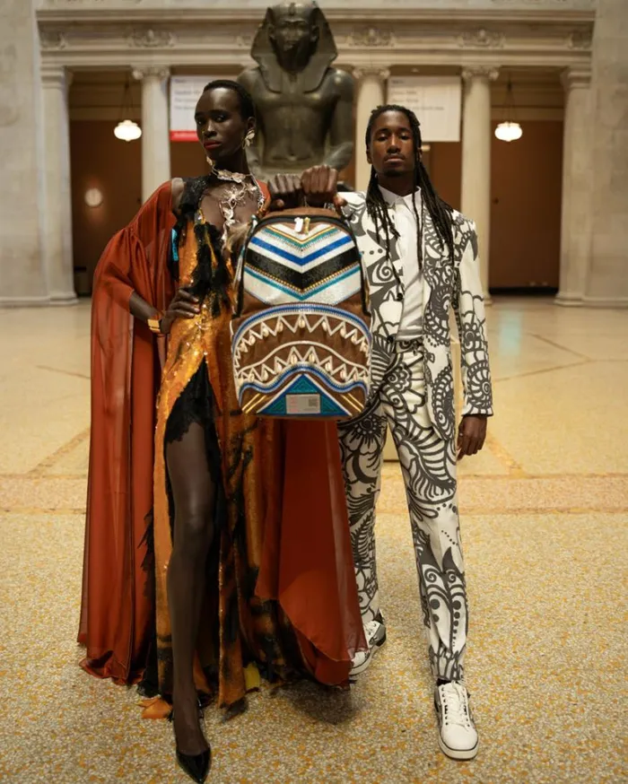 Bags SPRAYGROUND THE MET KUBA KINGDOM HEADDRESS BACKPACK