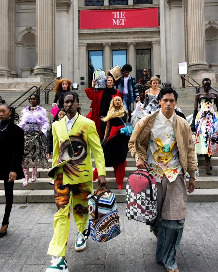 Bags SPRAYGROUND THE MET KUBA KINGDOM HEADDRESS BACKPACK