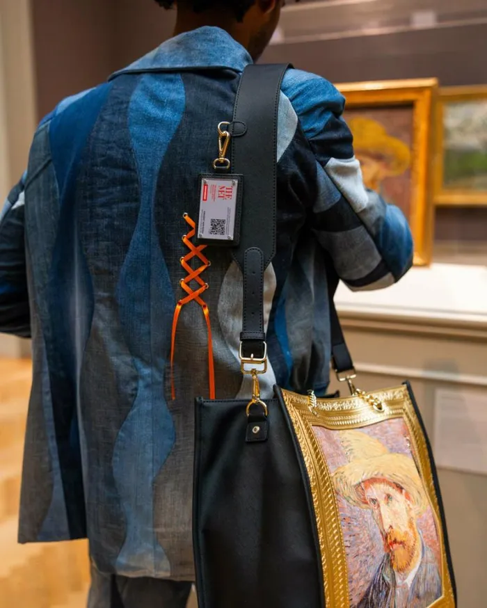 Bags SPRAYGROUND THE MET VAN GOGH FRAMED SELFPORTRAIT TOTE