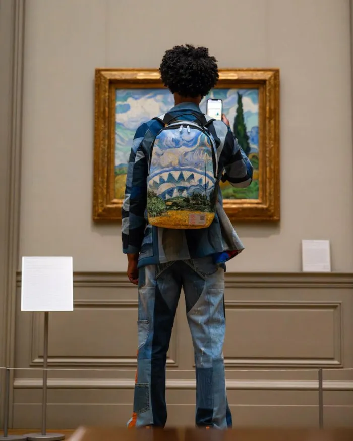 Bags SPRAYGROUND THE MET VAN GOGH WHEAT FIELD WITH CYPRESSES BACKPACK