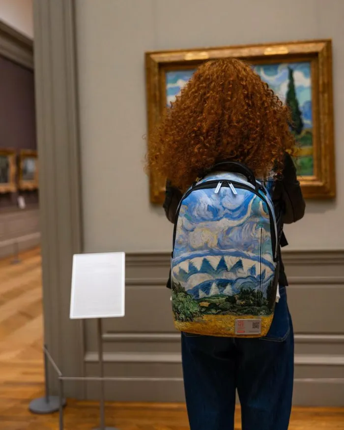 Bags SPRAYGROUND THE MET VAN GOGH WHEAT FIELD WITH CYPRESSES BACKPACK