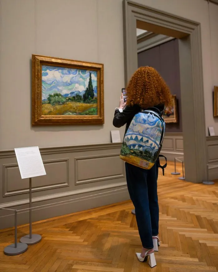 Bags SPRAYGROUND THE MET VAN GOGH WHEAT FIELD WITH CYPRESSES BACKPACK