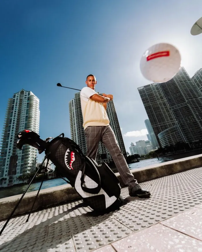 Bags SPRAYGROUND TRIPLE DECKER HEIR TO THE THRONE PRO GOLF BAG