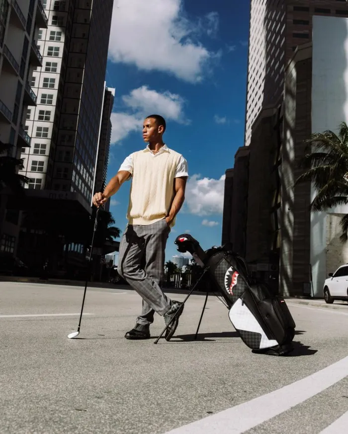 Bags SPRAYGROUND TRIPLE DECKER HEIR TO THE THRONE PRO GOLF BAG