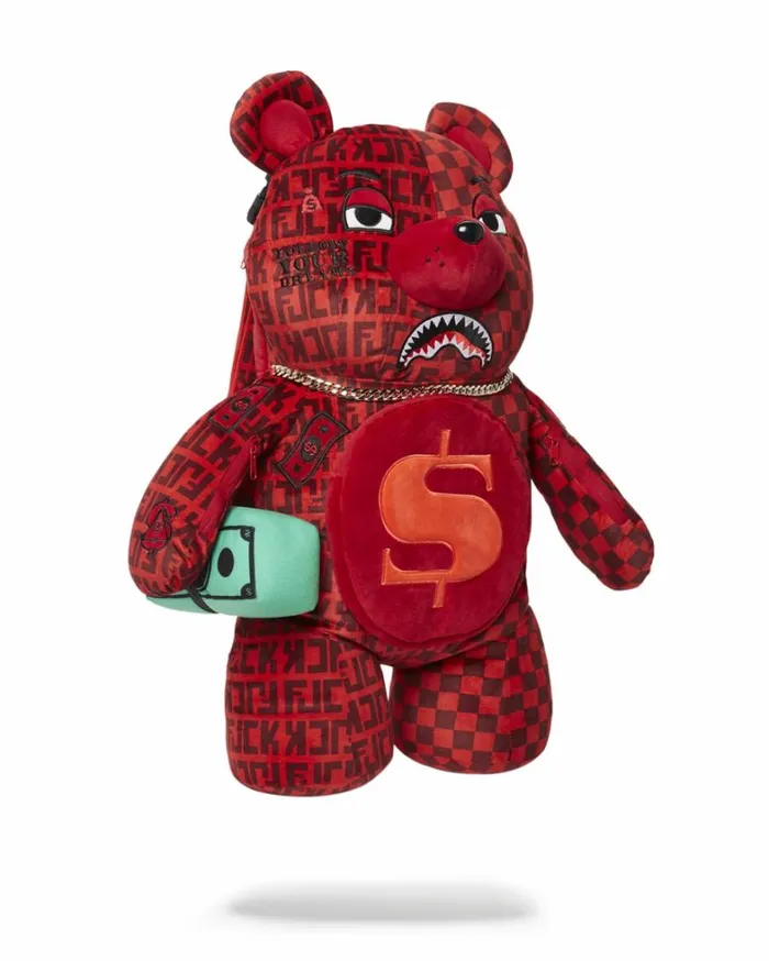 Bags SPRAYGROUND VENI VIDI VICI MONEYBEAR TEDDYBEAR BACKPACK
