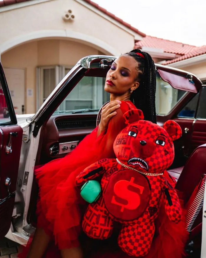 Bags SPRAYGROUND VENI VIDI VICI MONEYBEAR TEDDYBEAR BACKPACK
