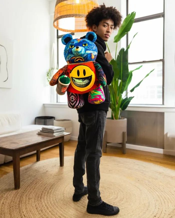 Bags SPRAYGROUND VILLAIN MONEY BEAR TEDDYBEAR RON ENGLISH EDITION BACKPACK