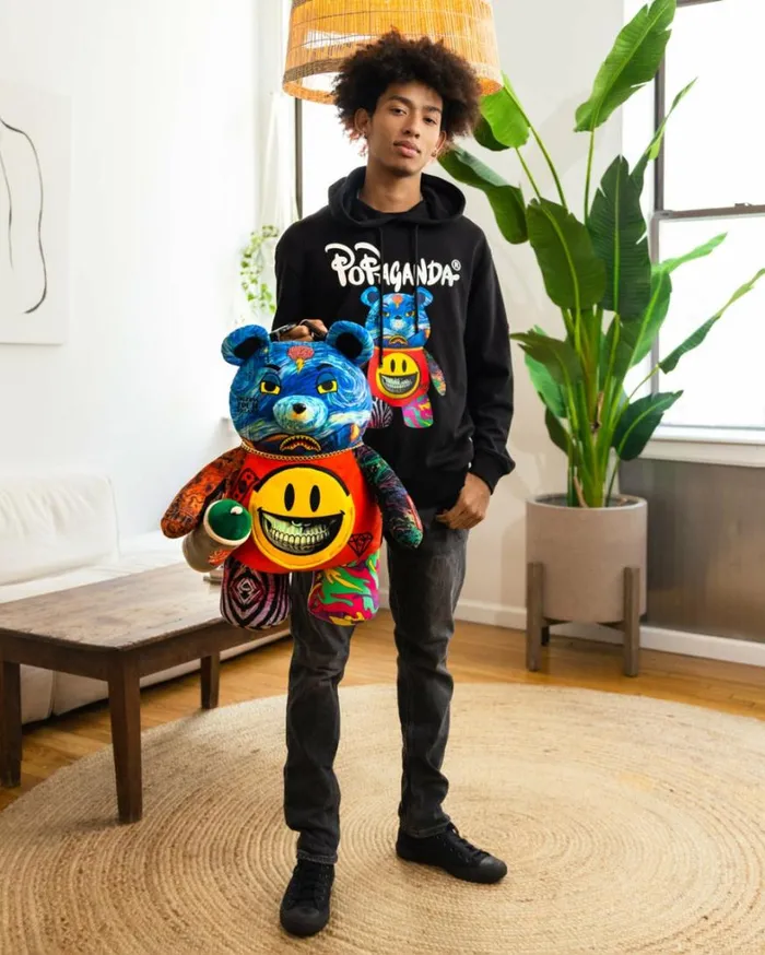 Bags SPRAYGROUND VILLAIN MONEY BEAR TEDDYBEAR RON ENGLISH EDITION BACKPACK