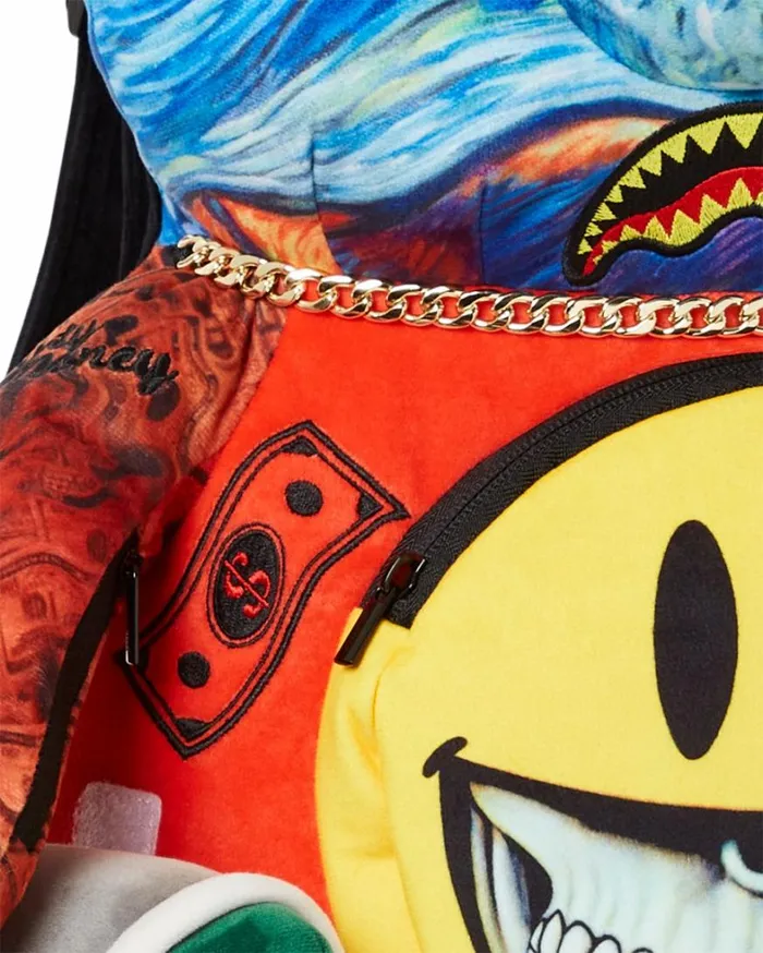 Bags SPRAYGROUND VILLAIN MONEY BEAR TEDDYBEAR RON ENGLISH EDITION BACKPACK