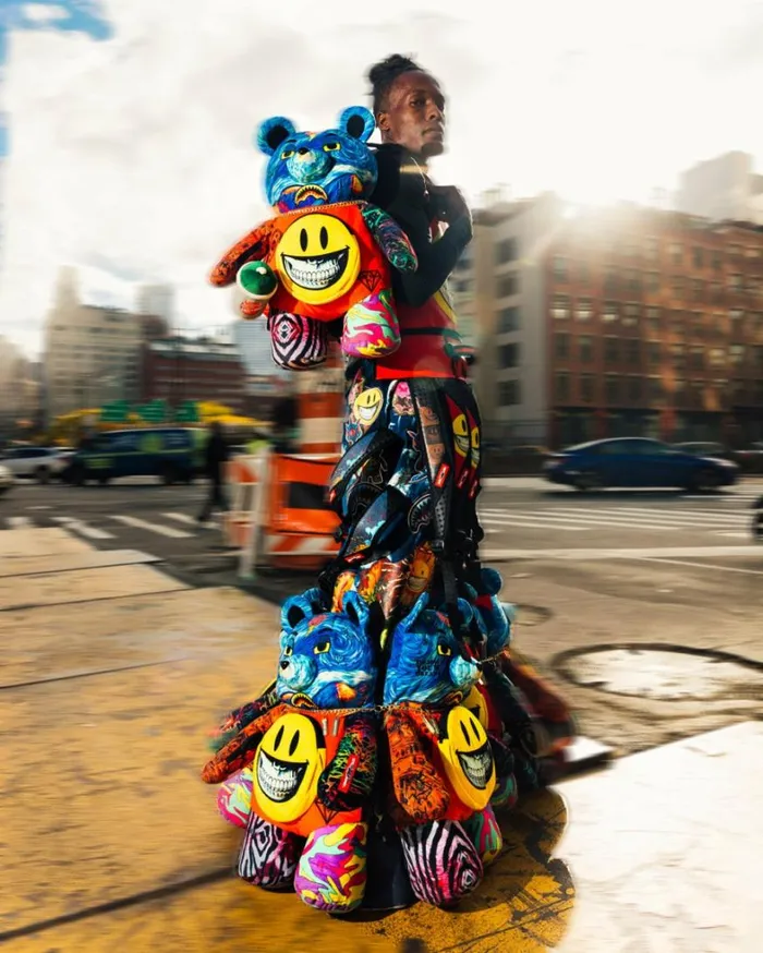 Bags SPRAYGROUND VILLAIN MONEY BEAR TEDDYBEAR RON ENGLISH EDITION BACKPACK