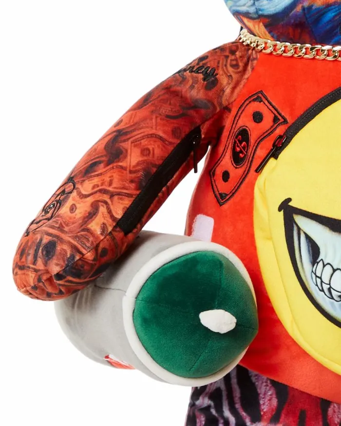 Bags SPRAYGROUND VILLAIN MONEY BEAR TEDDYBEAR RON ENGLISH EDITION BACKPACK