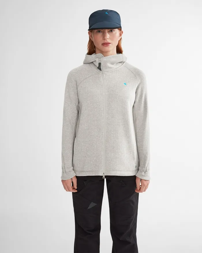 Balder Hoodie Wool MidLayer Dark Moon Women Klttermusen Fleeces and Sweaters