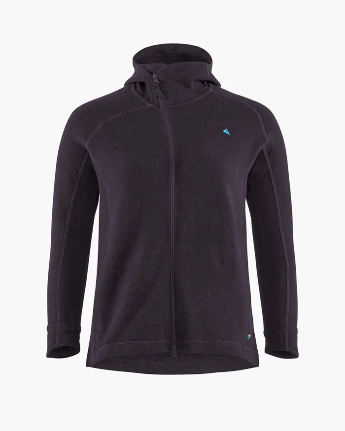 Balder Hoodie Wool MidLayer Grape Women Klttermusen Fleeces and Sweaters