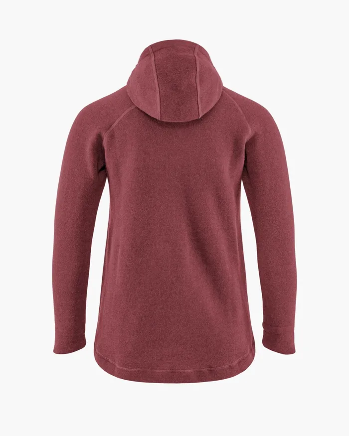 Balder Hoodie Wool MidLayer Wild Orchid Women Klttermusen Fleeces and Sweaters