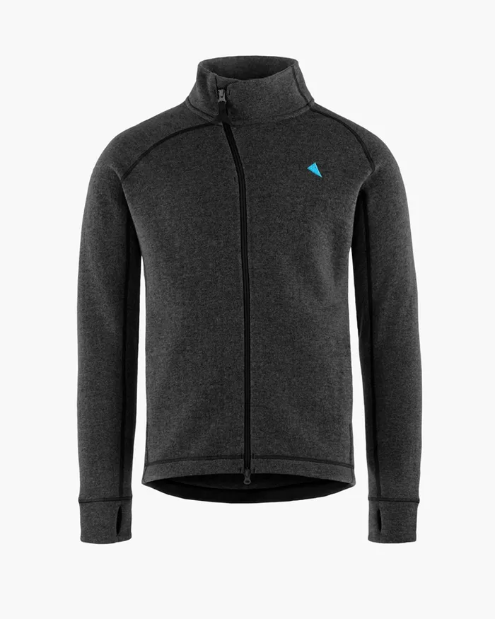 Balder Zip Thermal MidLayer Charcoal Men Klttermusen Fleeces and Sweaters