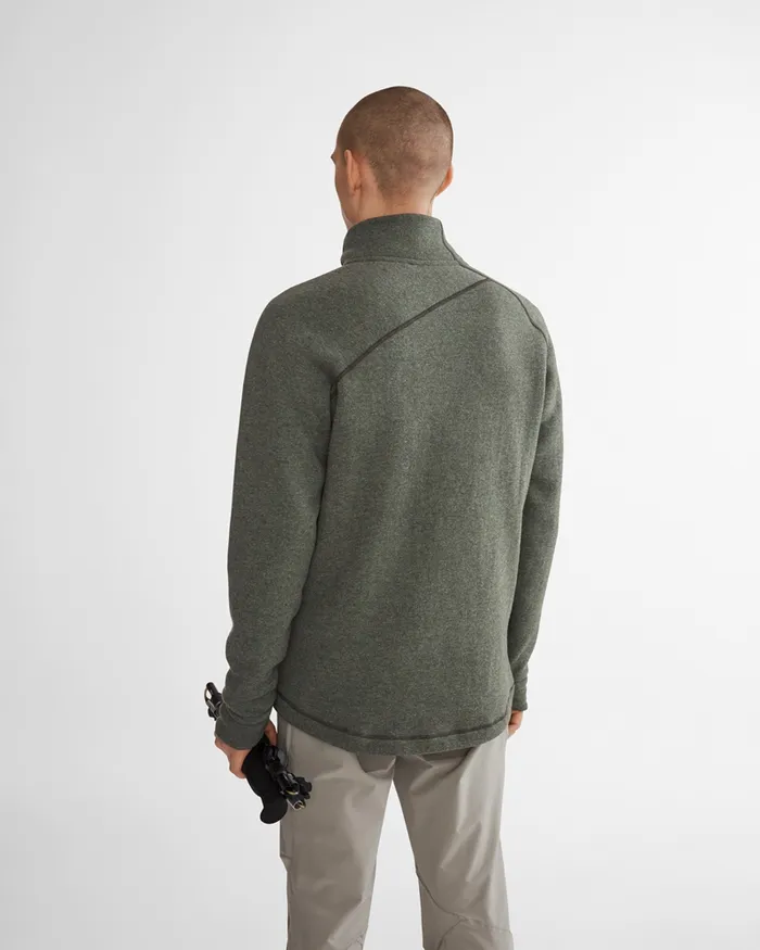 Balder Zip Thermal MidLayer Juniper Green Men Klttermusen Fleeces and Sweaters