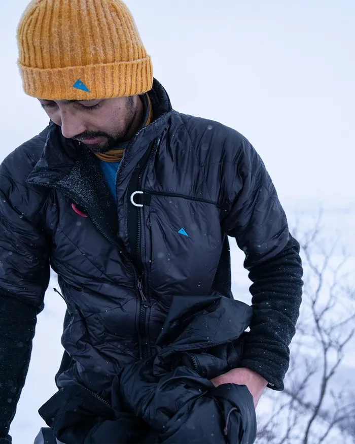 Balderin Windblocking Wool Jacket Raven Men Klttermusen Down and Insulated Jackets Balderin Windblocking Wool Jacket Raven Men Klttermusen Down and Insulated Jackets