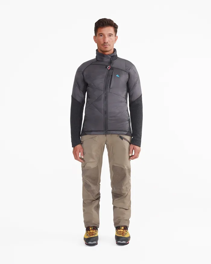 Balderin Windblocking Wool Jacket Raven Men Klttermusen Down and Insulated Jackets