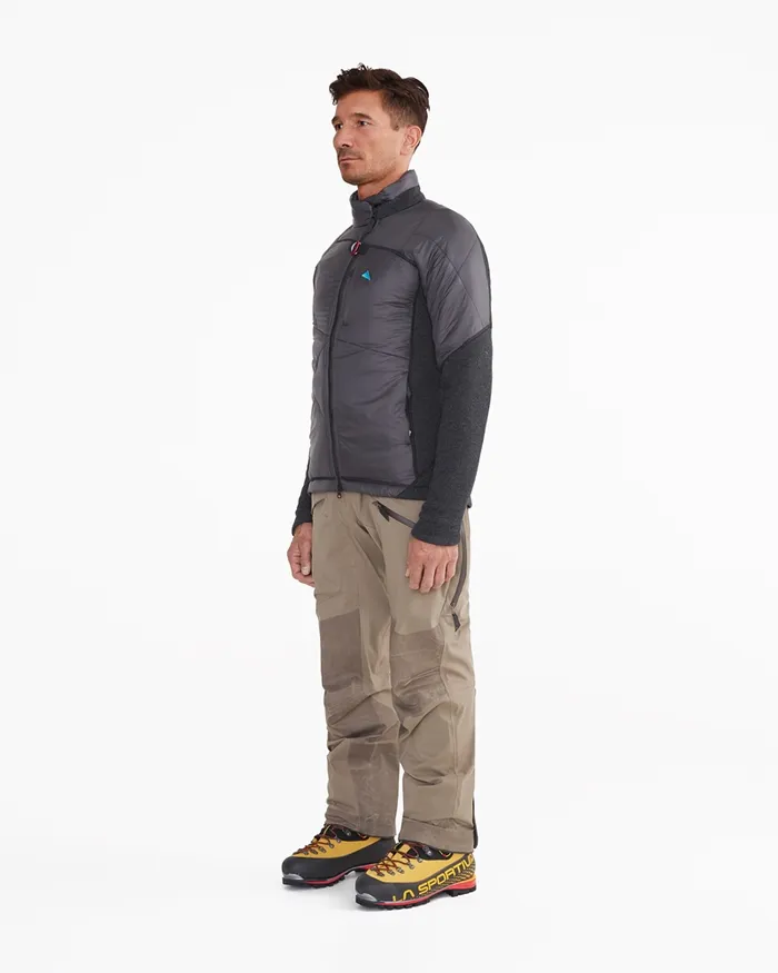 Balderin Windblocking Wool Jacket Raven Men Klttermusen Down and Insulated Jackets