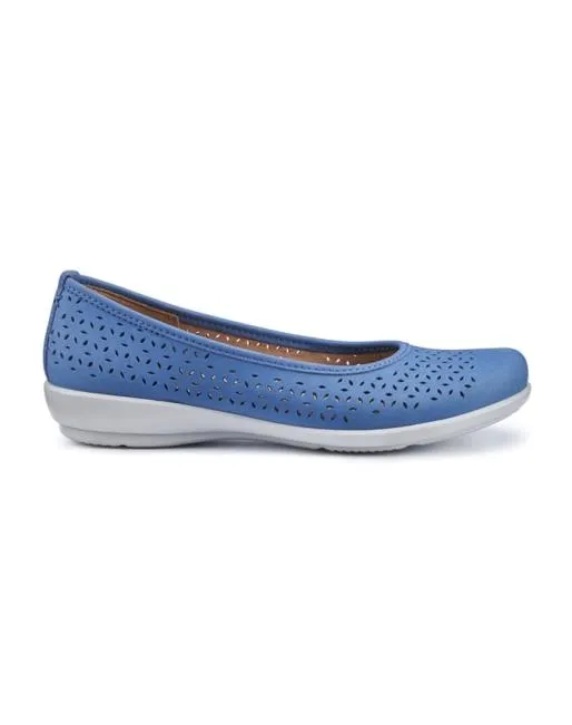 Ballet Pumps Women Hotter Livvy II Shoes Elemental Blue