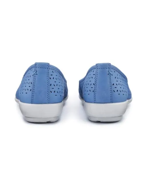 Ballet Pumps Women Hotter Livvy II Shoes Elemental Blue