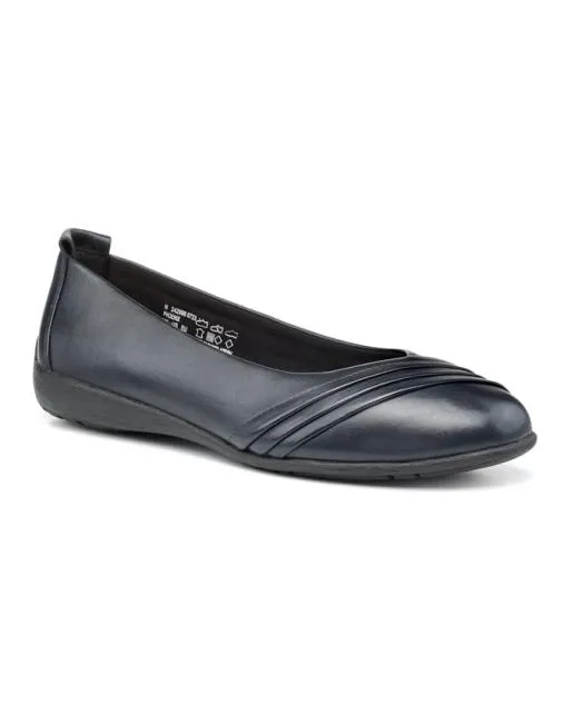 Ballet Pumps Women Hotter Phoenix Shoes Navy