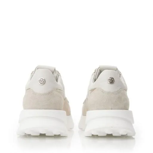 Bamba Off White Leather Women Moda In Pelle SlipOn Trainers Bamba Off White Leather Women Moda In Pelle SlipOn Trainers