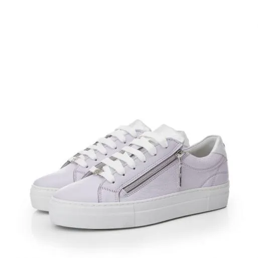 Beania Lilac Leather Women Moda In Pelle Casual Trainers Beania Lilac Leather Women Moda In Pelle Casual Trainers