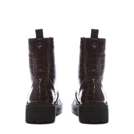Bearl Berry Patent Mocc Croc Women Moda In Pelle Ankle Boots Bearl Berry Patent Mocc Croc Women Moda In Pelle Ankle Boots