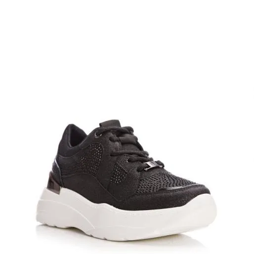 Beaut Black Textile Women Moda In Pelle Casual Shoes And Trainers Beaut Black Textile Women Moda In Pelle Casual Shoes And Trainers