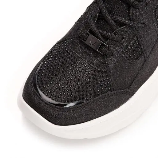 Beaut Black Textile Women Moda In Pelle Casual Shoes And Trainers Beaut Black Textile Women Moda In Pelle Casual Shoes And Trainers