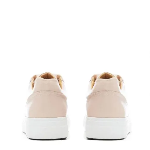 Berellie Cameo Leather Women Moda In Pelle Platform Trainers