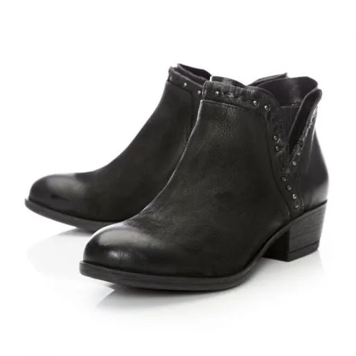Beretia Black Leather Women Moda In Pelle Leather Boots Beretia Black Leather Women Moda In Pelle Leather Boots