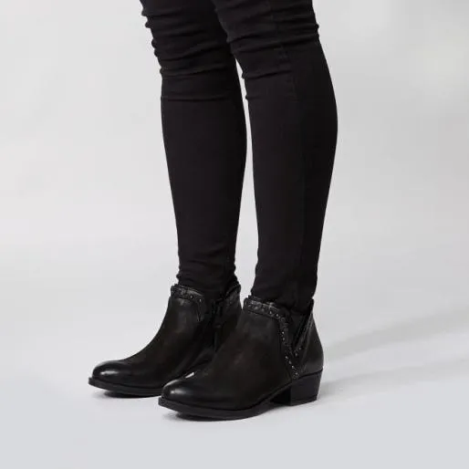 Beretia Black Leather Women Moda In Pelle Leather Boots Beretia Black Leather Women Moda In Pelle Leather Boots