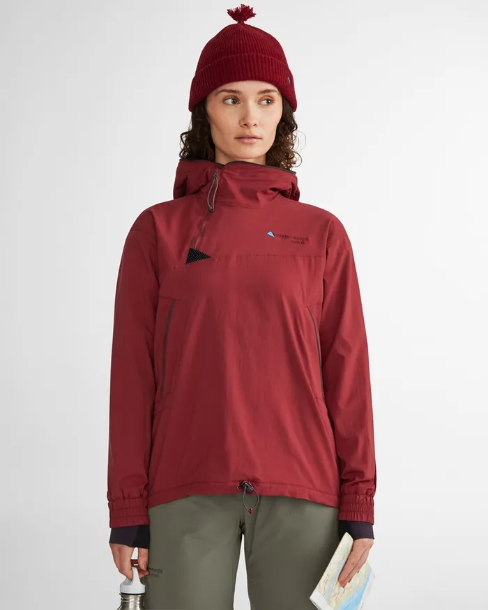 Bestla WindProtecting Anorak Burnt Russet Women Klttermusen Wind Resistant Jackets Bestla WindProtecting Anorak Burnt Russet Women Klttermusen Wind Resistant Jackets