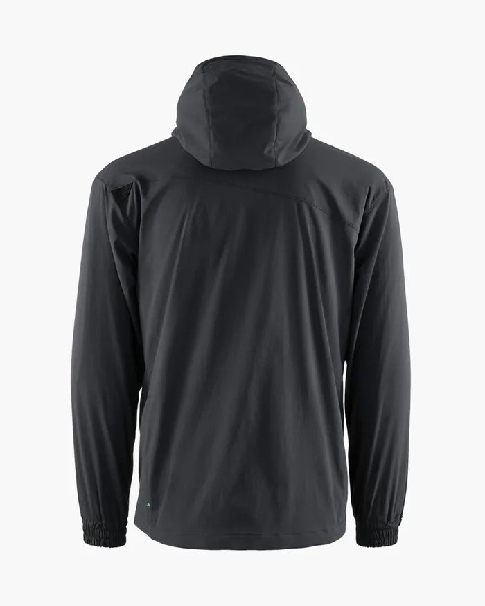 Bestla Zip Hood Wind Jacket Raven Men Klttermusen Wind Resistant Jackets