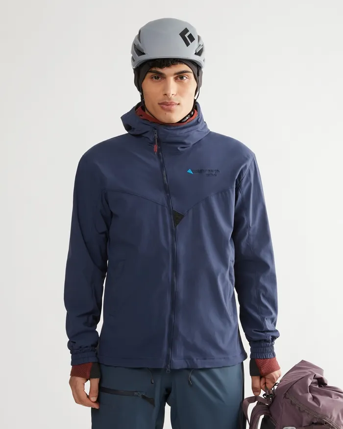 Bestla Zip Hood Wind Jacket Raven Men Klttermusen Wind Resistant Jackets
